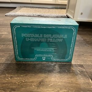 Portable U Shaped Inflatable Pillow NIB
